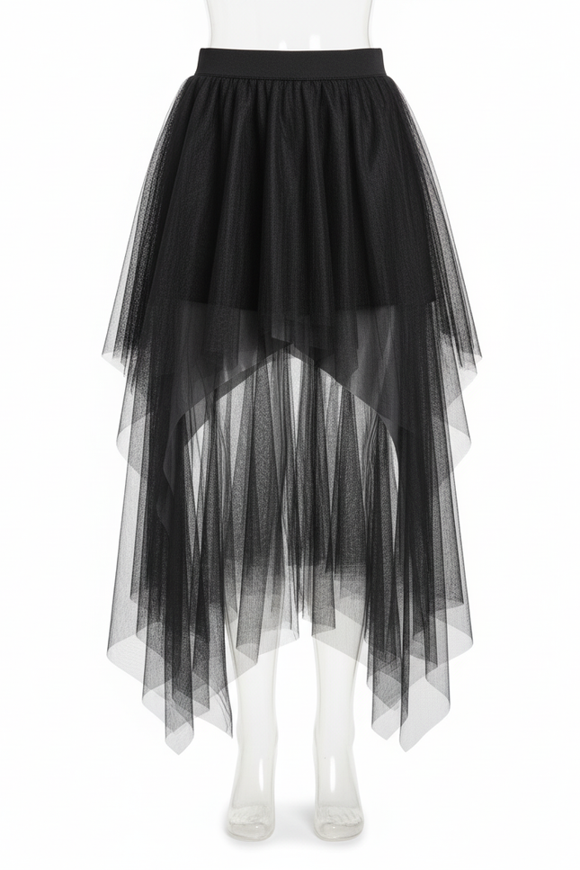 Jupe Asymétrique Courte Devant Longue Derrière