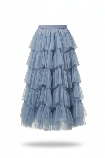 Jupe Longue Mousseline Mariage