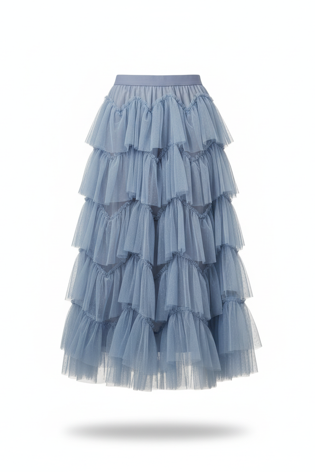 Jupe Longue Mousseline Mariage