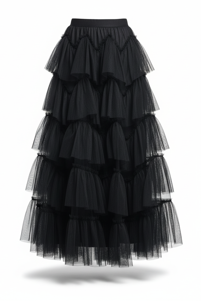 Jupe Froufrou Longue