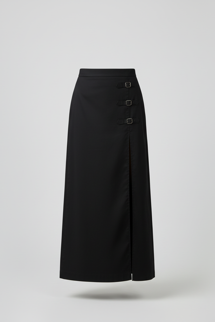 Jupe Longue Avec Boutons