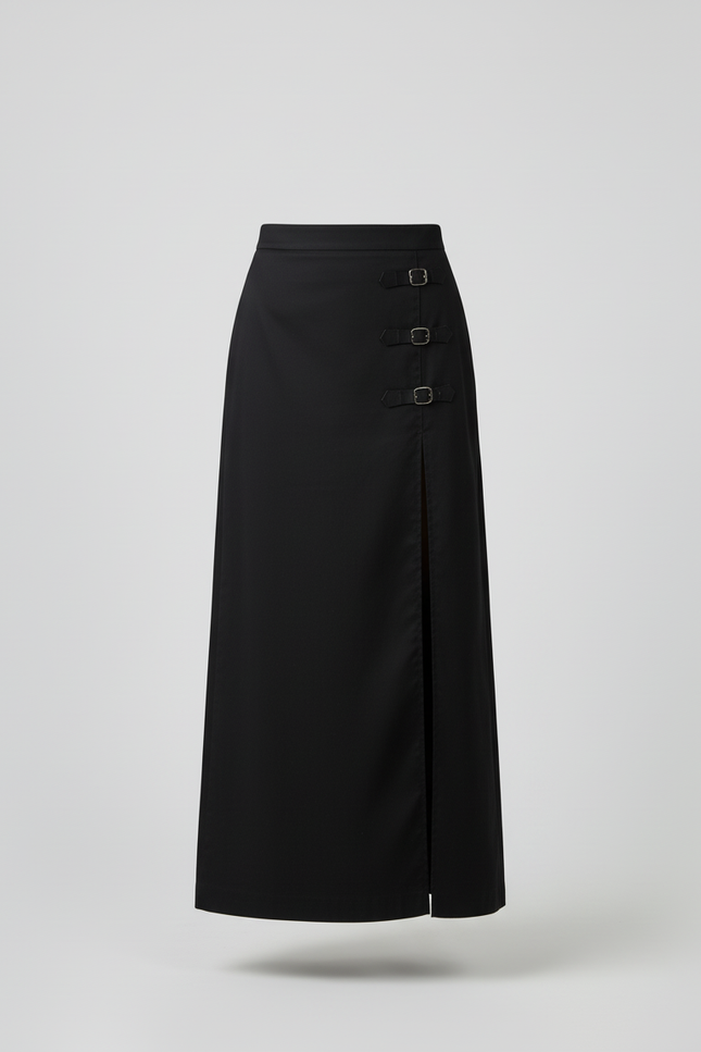 Jupe Longue Avec Boutons