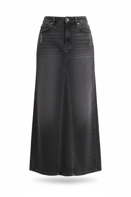 Jupe En Jean Longue Grise