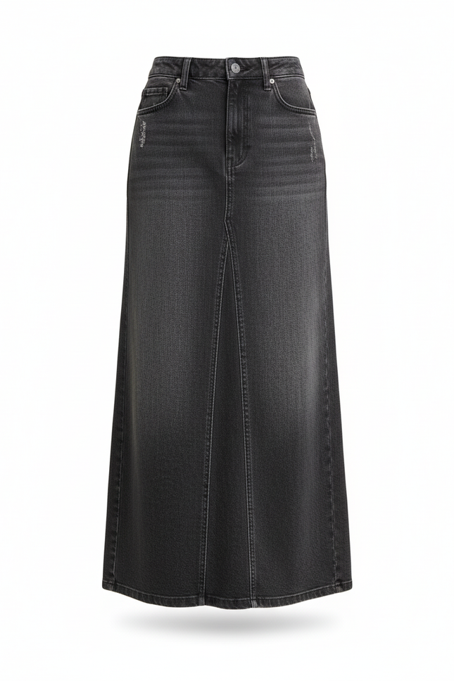 Jupe En Jean Longue Grise