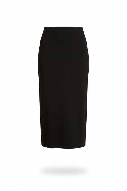 Jupe Noire Mi-Longue