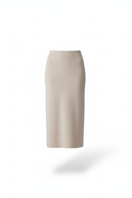 Jupe Crayon Taille Haute Longue