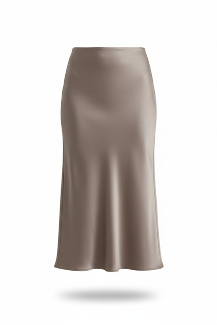 Jupe Longue Satin Fluide Chic