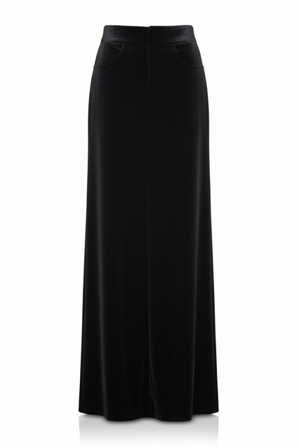 Jupe Longue Noire Avec Poches