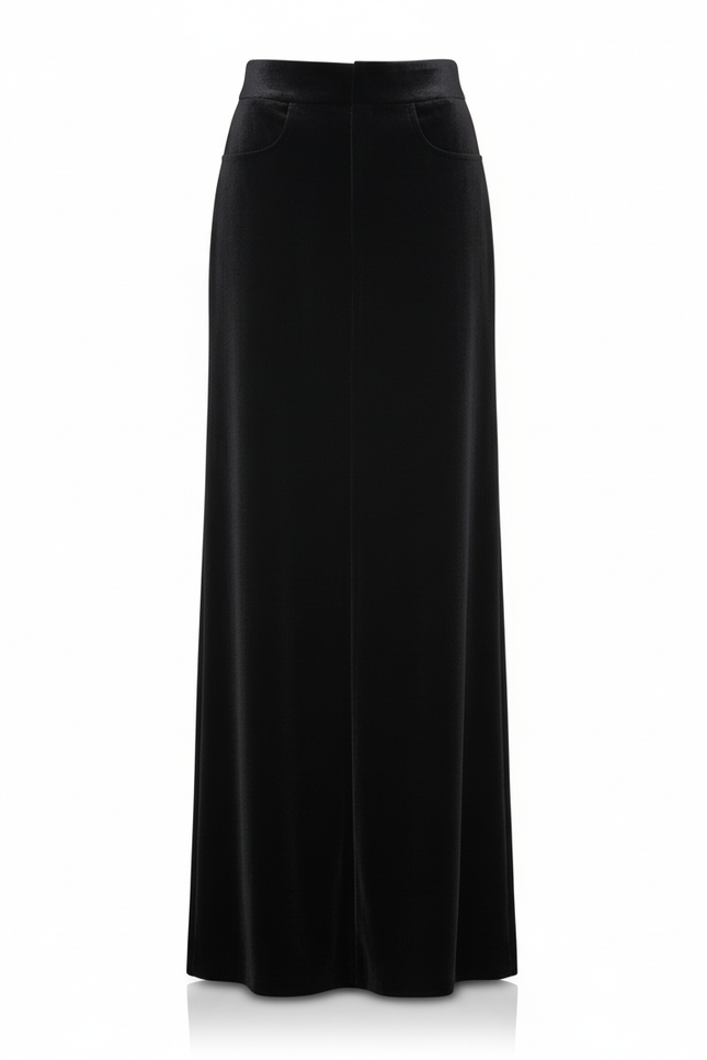 Jupe Longue Noire Avec Poches