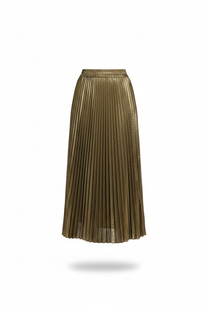 Jupe Longue Paillette Dorée