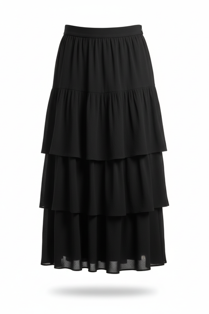 Jupe Boutonnée Longue