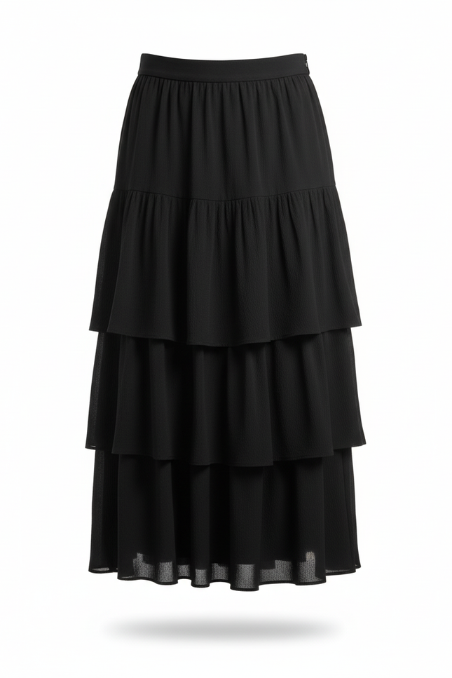 Jupe Boutonnée Longue