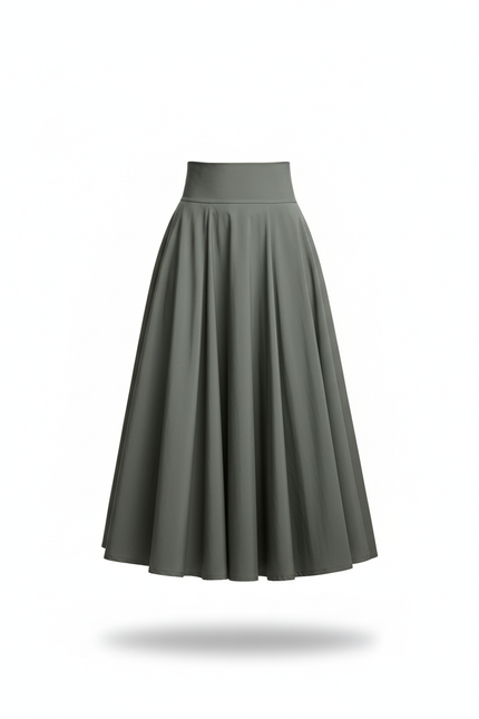 Jupe Cloche Longue Taille Haute