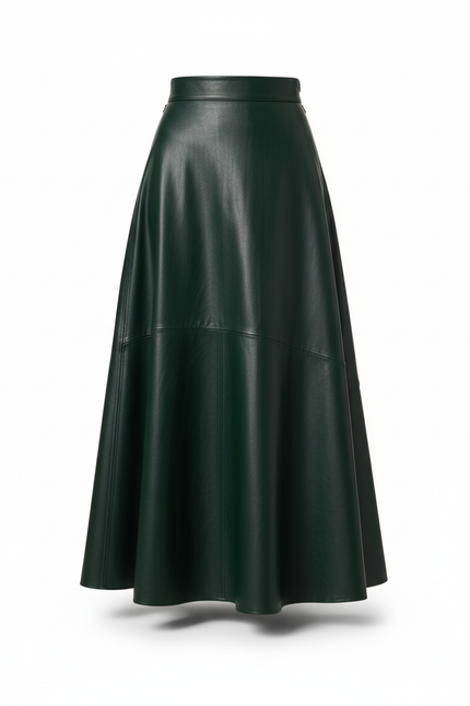 Jupe Cuir Femme Longue